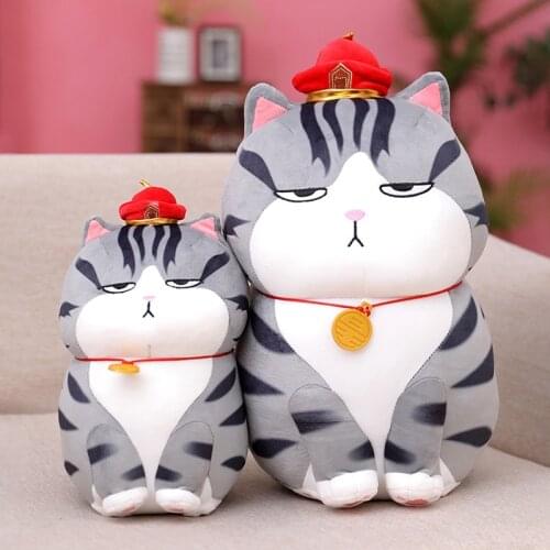 Cute Kawaii Cat Plush Dolls Toys Soft Stuffed Sleeping Pillow Birthday Xmas Gift Kids Toys Plush Dolls Party Room Decor