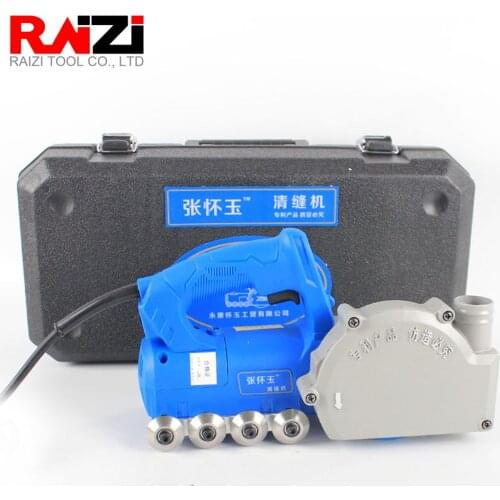 Raizi 220V Tile Gap Cleaner Machine Porcelain Ceramic Grout Cutting Tile Grout Cleaning Removal Tools