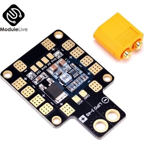 Mini Power Hub PDB XT60 Power Distribution Board PDB-XT60 Module with BEC 5V 12V for FPV Drone Quadcopter QAV210 QAV-R