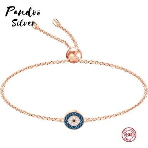 Fashion Charm Pure 925 Silver Original 1:1 Copy, Mysterious Element Lucky Guardian Fashion Bracelet Female Luxury Jewelry Gifts