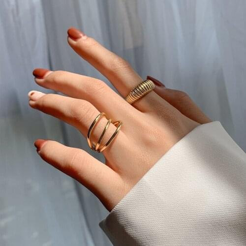 Morivovog 925 Sterling Silver Twist Gear Multilayer Rings for Women Original Design 925 Minimalist Luxury Rings Festival Jewelry