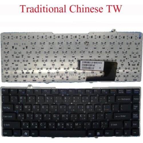 Laptop TW Keyboard For SONY For VAIO VGN-FW VGN FW Series 148084162 81-31105003-86 Traditional Chinese TW black new