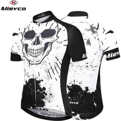 Skull Cycling Clothes Mtb Jersey Man Cycling Uniforms For Men Clothing 2020 Bicycle Cycling Fashion Mtb Bike T-shirt Blouse
