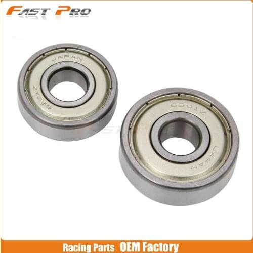 Motorcycle 2pcs Rear Hub Steering Roller Bearings For KX KLR KDX KLX 60 80 90 100 125 140 400 650 DRZ125 DRZ125L RM65 TENGAI