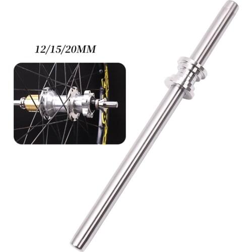 Stainless Steel Bicycle Wheel Truing Stand Thru Axle Adapter for 12 15 20mm