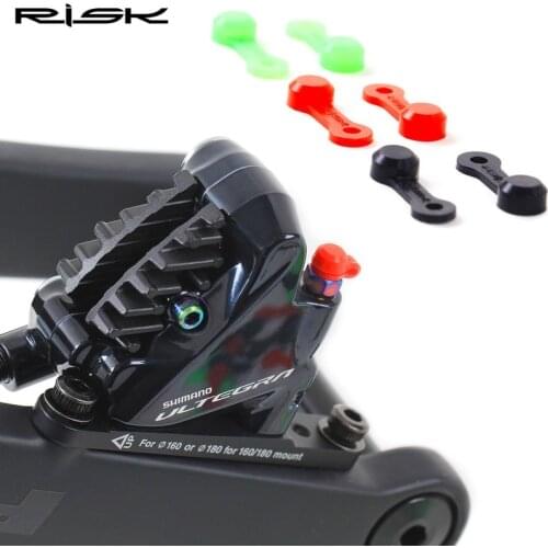 RISK 10pcs/set Bicycle Dust Cap Bleed Nipple Brake Screw Caps Brake Caliper Cover Bike Valve Rubber Dust Cap