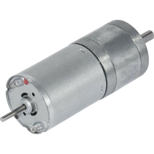 25GA370 DC Gear Motor 12V 24V 10~600RPM Lengthening shaft Installable Encoder Micro DC Reducer Motor DC Electric Gear Motor