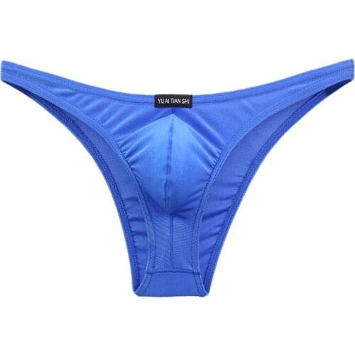Mens Sexy Underwear Briefs Bikini Gay Men Underwear Men Nylon Homme Jockstrap Mens Briefs Male Sexy U Convex Panties