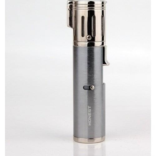 High Firepower Four Straight Cigar Lighters High-end Boutique Gifts Spray Guns Welding Torches Torch Lighters Gadgets for Men