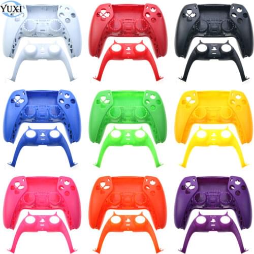 YuXi For P5 Handle Shell Case Cover Skin Replacement Parts For PlayStation 5 PS5 Gamepad Controller