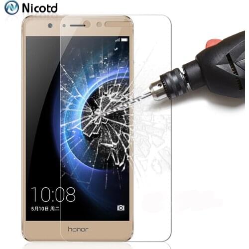 9H Glass For Huawei Honor V8 V10 8X MAX 6X 7X Screen Protector Film For Huawei Y6 Y7 Prime Pro 2018 Tempered Glass Front Film