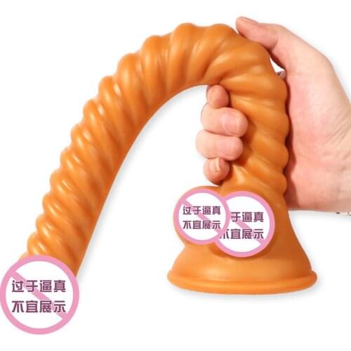 2020 Long Soft Anal Plug Big Butt Plug Prostate Massager Vaginal Anus Dilator Erotic Anal Sex Toy For Men Women Gay Sex Products