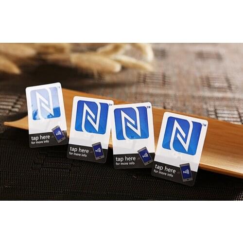 5pcs NFC Smart Tags Stickers NDEF Ntag216 868 bytes 13.56mhz RFID Label for All NFC android Phone