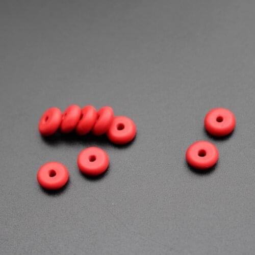 8mm*3mm 20Pcs/Lot Abacus beads Synthetic Coral beads DIY parts Red color for jewelry making