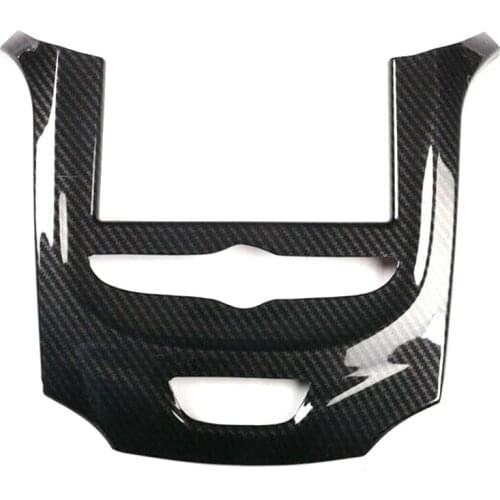 For Chevrolet Cruze 2017-2019 Carbon Fiber Central Console Navigation Panel Trim