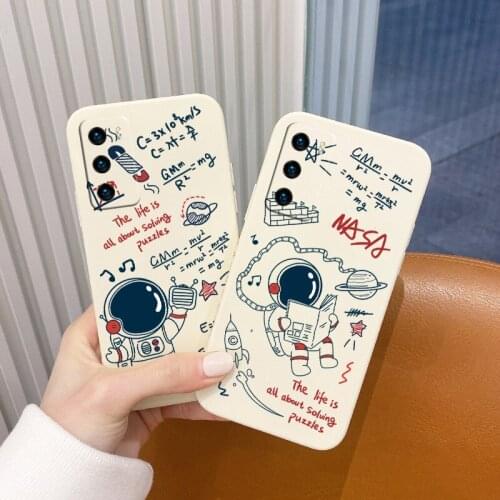 Astronaut Pattern Phone Case For Huawei P40 P40Lite P40pro P40ProPlus P30 P30Lite P20Pro Mate 40 40Pro 40ProPlus 30 20 Cover