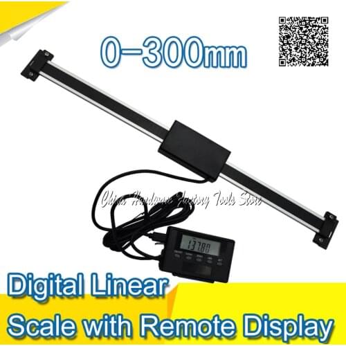 Free Shipping 0-300mm Readout Digital Liner Scale with Remote Display External Display High Accuracy Measuring Tool