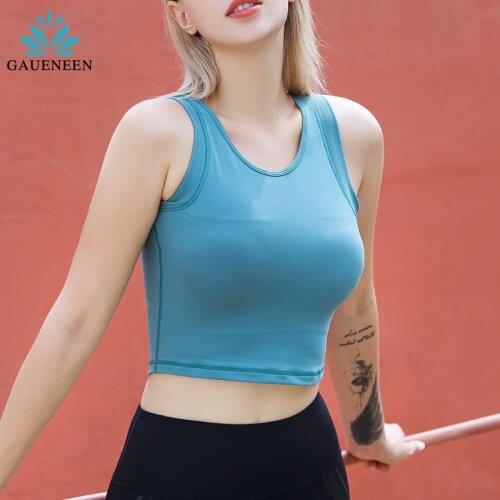 GAUENEEN Women Seamless Bra With Pad Brassiere Underwear Chest Sleep Yoga Sports Bra Vest Big Size Top Bralette Sexy Sports Wear