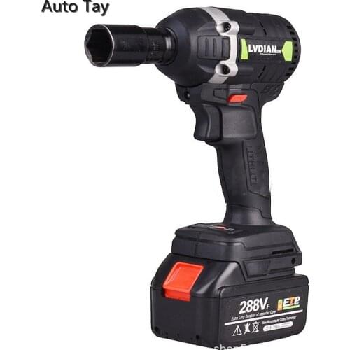 288VF Cordless Electric Impact Wrench Electric Wrench Brush 630N.m 1x Li-ion Battery Power Tools Car Repair Tools