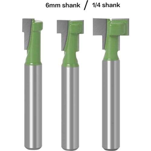 1Pc Shank T Slot Router Bit Hex Bolt Key Hole Keyhole Woodworking Milling Cutter End Mill