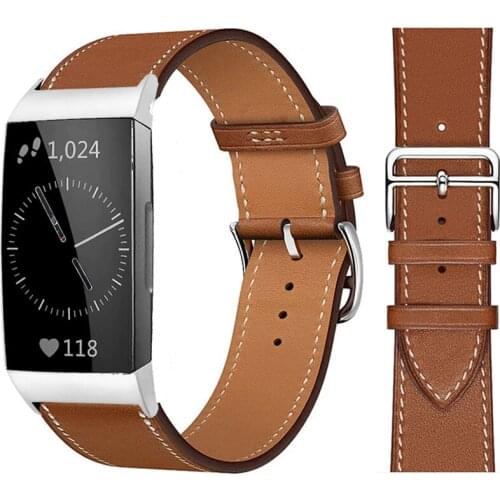 Leather Band For Fitbit Charge 3 4 Smart Watch Strap Loop For Fitbit Charge 2 3 4 Bracelet Belt Replacement