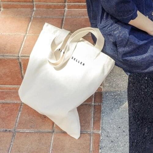 Fashion Letters Zipper Women Tote Bags Canvas Handbags 2019 New Female Students School Bags Casual Soft Shoulder Bags