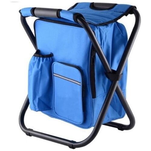 Fashion Multi-function Folding Chair Creative Portable Backpack Chair Outdoor Camping Must-have Folding Chair Beach Chair Q372