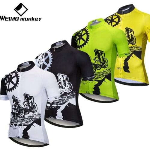 Men Bike jersey 2018 Team Pro Cycling Jerseys Ropa Ciclismo mtb Bicycle Cycling tops Summer Sports Shirt Maillot White black