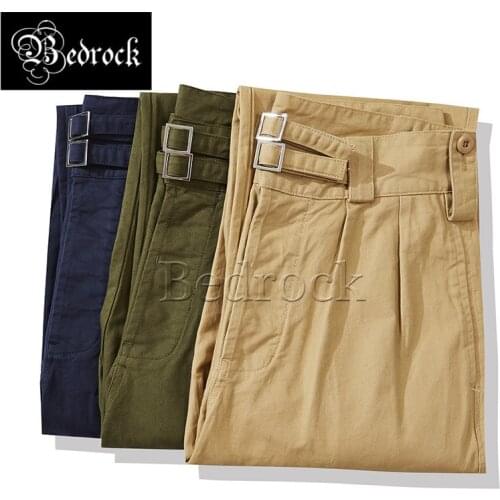 Retro British Gurkha Bermuda Pants Mens Loose Trousers British War Pants Ami Khaji Casual Pants