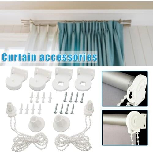 Roller Blind Fitting Kit Chain Reusable Shutter Brackets Replacement Accessories Easy Installation H88F