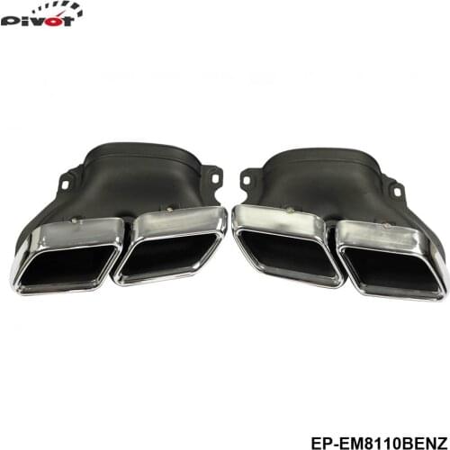 304SS Exhaust Muffler Tips For Mercedes-Benz W205 C Class C250 C300 C350 C63 EP-EM8110BENZ