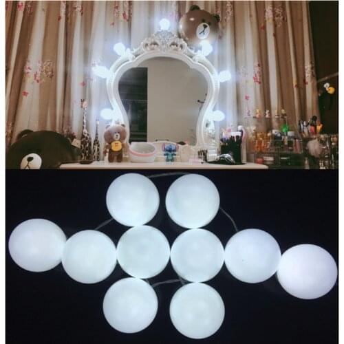 Wall Lamp LED 20W Makeup Mirror Vanity Led Light Bulbs Hollywood Style Led Lamp Touch Switch USB Cosmetic Lighted Dressing Table