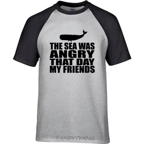 New Seinfeld T-shirt--The Sea Was Angry That Day - 100% Cotton T-Shirt,Comfortable and Soft Classic White Tee with Unique Design