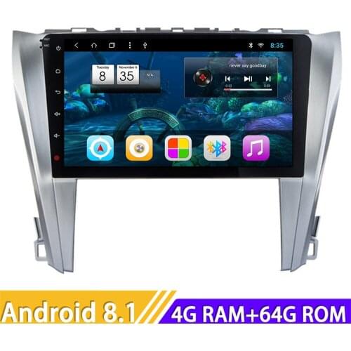 Roadlover Android 8.1 Car Media Center Autoradio For Toyota Camry 2015 Stereo GPS Navigation Magnitol 2 Din Player Audio NO DVD