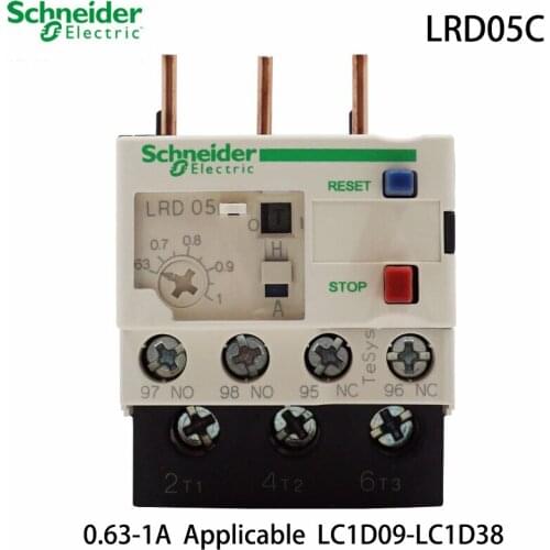 Schneider Electric LRD05C contactor LR-D05C 0.63-1A LC1D TeSys contactor thermal overload relay brand new original export