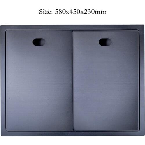 Hidden Kitchen Sinks With Folded Faucet Kitchen Sink Stainless Steel Double Bowl Above Bar Counter Undermount Laundry Sink