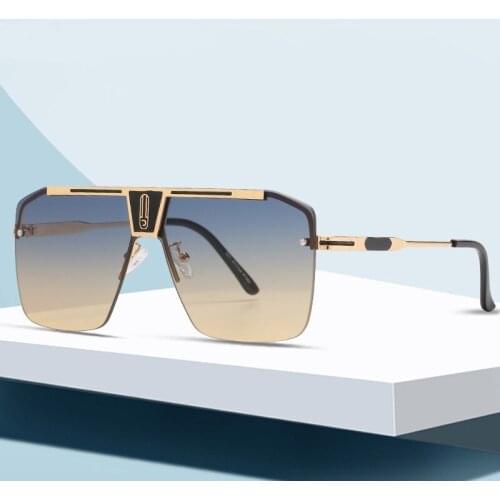 TEENYOUN 2020 New Women Punk Metal Sun Glasses for Men Square Brand Design UV400 High Quality Fashion Sunglasses Eyewear