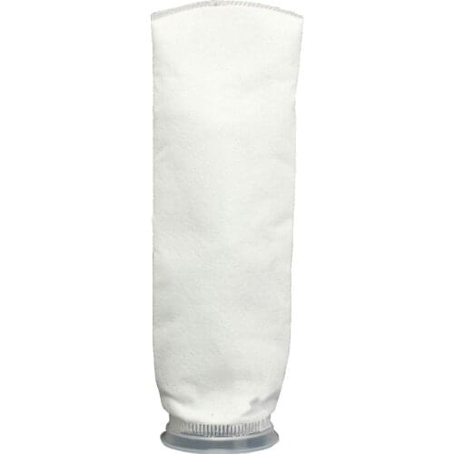 100/150/ 200um Aquarium Fish Tank Fabrics Filtration Marine Sump Felt Pre Filter Sock Bag Holder, White