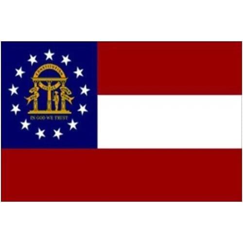 Funny Sunscreen Georgia GA State Flag Car-Sticker and Decals Cover Scratches Decoration Bodywork Suv Car Accessories KK11*7cm