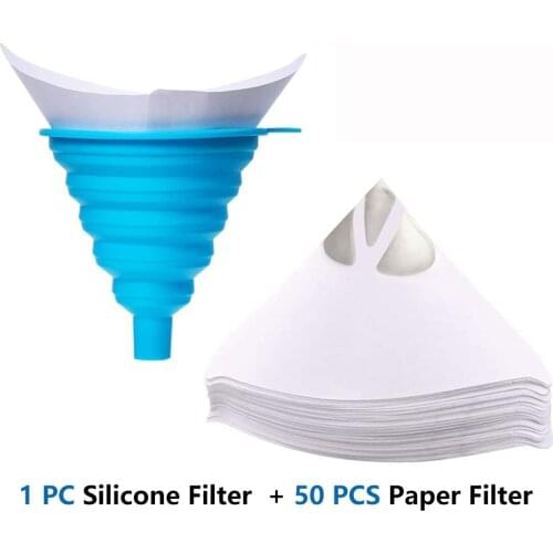 3D Printer Part Resin Filter Silicone Funnel Add Paper Resin Filters Strainer Kit for Anycubic Resin Recycling For Photon Mono X