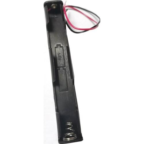 1Pcs/lot 4 x AA Battery Back To Back Holder Case Box Double-sided 4 aa battery holder Plastic Case Storage with Wire Leads