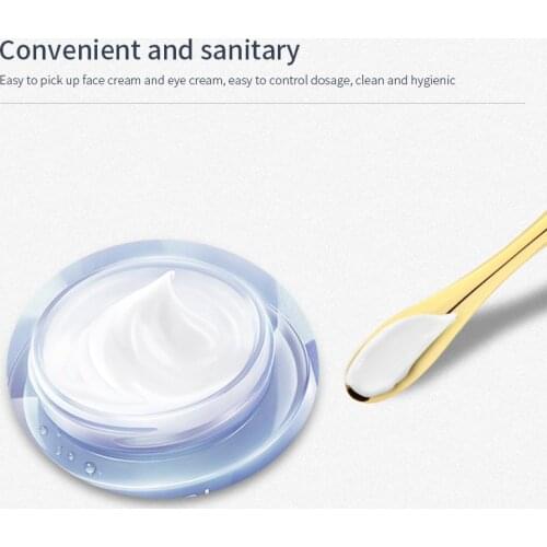 1 pcs Alloy Metal Cosmetic Spatulas Eye Cream Facial Mask Spoon Mixing Spatula Scoop Anti Wrinkle Massage Sticks Makeup Tools