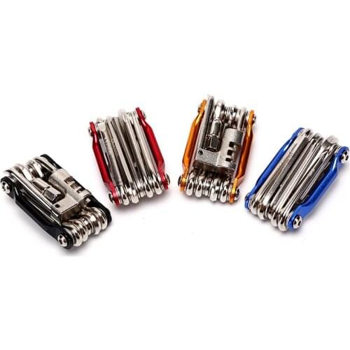 10 In 1 Kit Set Multi-tool Bicycle Repair Tools Hex Spoke Wrench Screwdriver Road MTB Bike Portable Cycling Tools