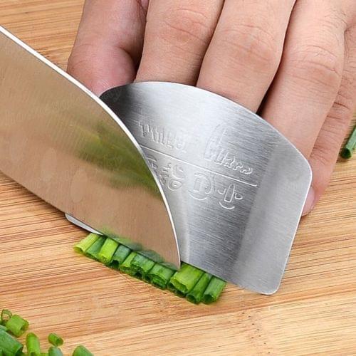 2019 Kitchen Stainless Steel Finger Protector Hand Cut Safe Guard Knife Tool Kitchen Specialty Tools 1 pcs