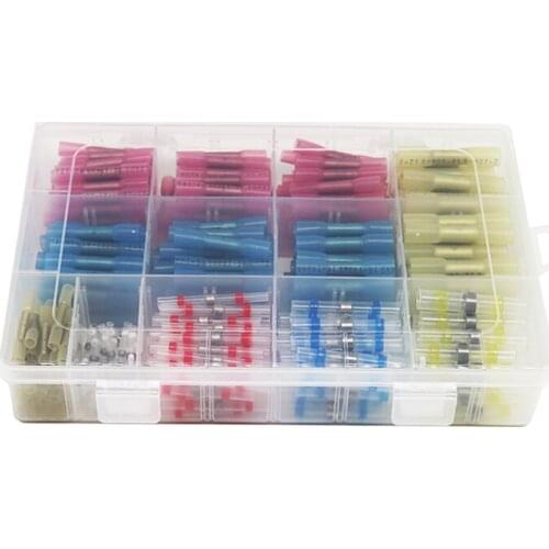 330pcs Butt Terminals 210pcs Heat Shrink Butt Connectors & 120 Pcs Solder Seal Wire Connector Waterproof and Insulated Electric