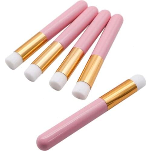 5pcs/pack Nose Brush Nose Pore Blackhead Deep Cleaning Brush Nose Cleaning Brush Facial Cleansing Brushes Wooden Wholesale