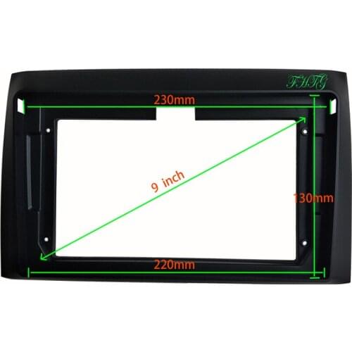 9 INCH Car Audio Frame GPS Navigation Fascia Panel Car dvd Plastic Frame Fascia is suitable for 2008-2011 ISUZU D MAX