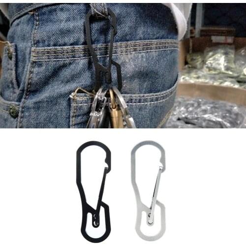 Car Metal Keychain Tool Multifunctional Key Chain Wholly Wire-electrode Cutting Outdoor Tools Hanging Buckle Key Chain