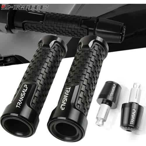 For Honda TRANSALP 600 650 700 XL700V Transalp ABS XL 650 V1-V7 XL650V 7/8" 22mm Motorcycle Handle Grips Ends Racing Handlebar