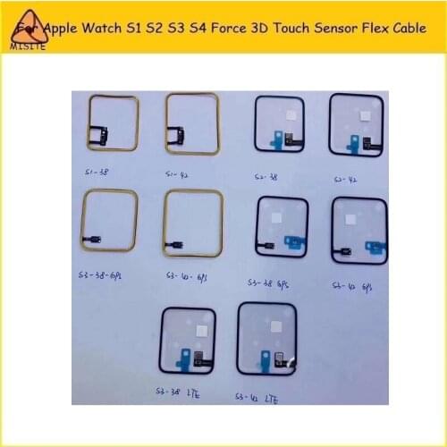 10Pcs Gen 1 2 3 Force 3D Touch Sensor Flex Cable For Apple Watch Series 1 2 3 4 Gravity Induction Sense Coil 38mm 42mm 40mm 44mm